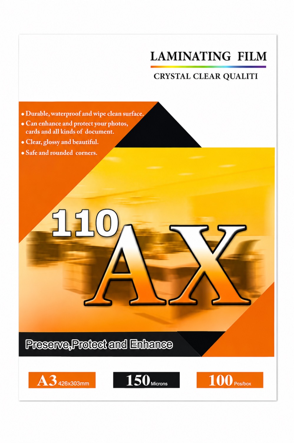 لمینیت پرس 150میکرون A3 110AX